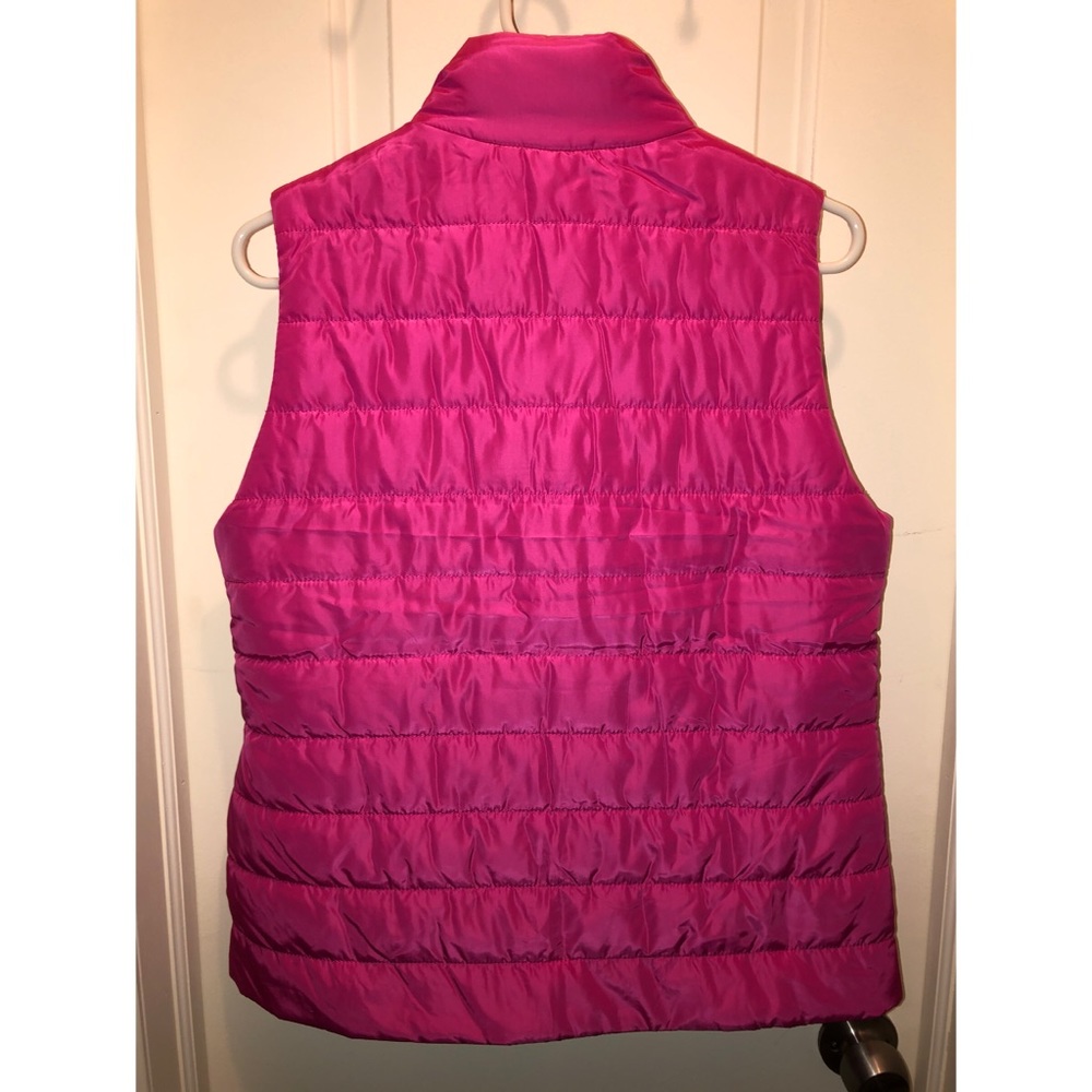 NWOT hot pink Michael Kors puffer vest - Picture 3 of 3